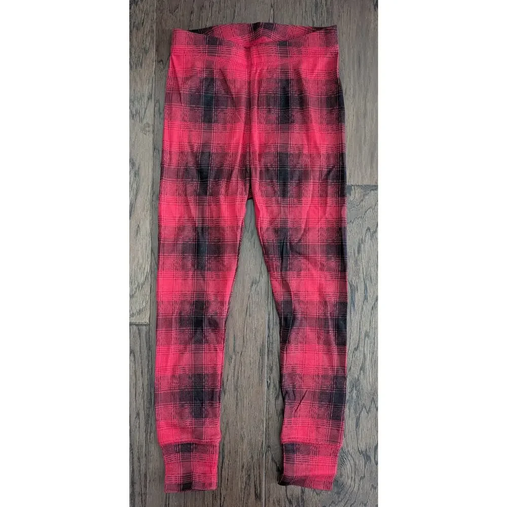 Gap Black and Red Plaid Cotton Pajamas NEW!